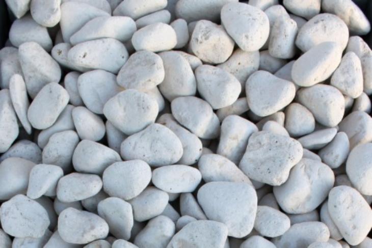 Белая галька галтовка (20-40 мм.)  купить в Красногорске от производителя, без посредников